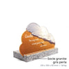 Plaque funéraire empreinte-sable 20 Plaquedeces.fr
